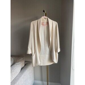 Aritzia Wilfred Cream Cardigan Blazer